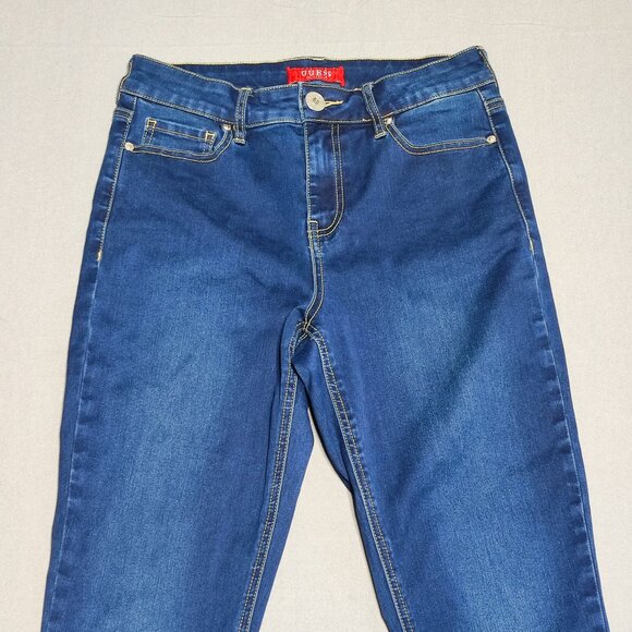 Guess Jeans women's size 28 ink blue, skinny, stretch - Picture 2 of 16